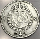 Szwecja 1 korona 1949 Gustaw Gustaf V SREBRO