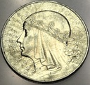 10 zł złotych 1933 Głowa Kobiety Polonia SREBRO