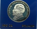 100 zł złotych 1979 Ludwik Zamenhof SREBRO