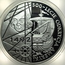 200000 zł złotych 1992 500-lecie odkrycia Ameryki Kolumb SREBRO