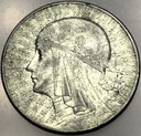 5 zł złotych 1933 Głowa Kobiety Polonia SREBRO