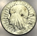 5 zł złotych 1934 Głowa Kobiety Polonia SREBRO
