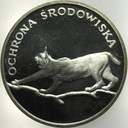 100 zł złotych 1979 Ryś Ochrona Środowiska SREBRO