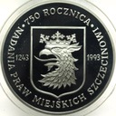 200000 zł 1993 Szczecin SREBRO