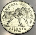 2 zł złote 1995 Atlanta 1996 Zapasy Igrzyska Olimpiady
