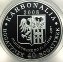 dukat lokalny 40 bogatynek Bogatynia 2008 Dom Łużycki SREBRO