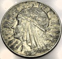10 zł złotych 1932 Głowa Kobiety Polonia SREBRO