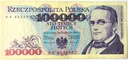 1993 100000 zł złotych Moniuszko seria AA
