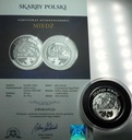 medal MIEDŹ Skarby Polski 50mm 40g