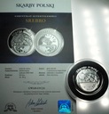 medal SREBRO Skarby Polski 50mm 40g