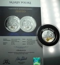 medal ZŁOTO Skarby Polski 50mm 40g