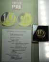 Złote Lata PRL 10 zł 1988 Złoto i Rod