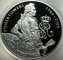 10 zł złotych 2005 Stanisław August Poniatowski PÓŁPOSTAĆ SREBRO