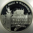 20 zł złotych 2000 WILANÓW Pałac w Wilanowie SREBRO