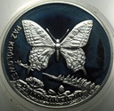 20 zł złotych 2001 Paź Królowej Zwierzęta Świata Motyl SREBRO