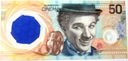 PWPW Banknot testowy Guardian Cinema Charlie CHAPLIN