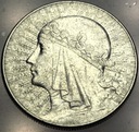 10 zł złotych 1932 Głowa Kobiety Polonia SREBRO