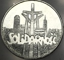 100000 zł złotych 1990 Solidarność TYP A uncja 1 oz SREBRO