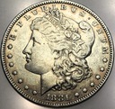 USA 1 dolar Dollar 1881 Morgan Filadelfia SREBRO