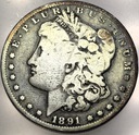 USA 1 dolar Dollar 1891 Morgan O Nowy Orlean SREBRO
