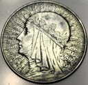 5 zł złotych 1933 Głowa Kobiety Polonia SREBRO