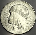10 zł złotych 1932 Głowa Kobiety Polonia SREBRO