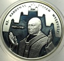 10 zł złotych 2001 Kardynał Stefan Wyszyński SREBRO