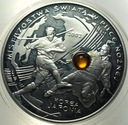 10 zł złotych 2002 Korea Japonia Mistrzostwa w Piłce Nożnej BURSZTYN SREBRO