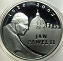 10 zł złotych 2005 Jan Paweł II 1920 2005 SREBRO