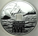 10 zł złotych 2008 Pekin Olimpiada Reprezentacja OTWÓR SREBRO