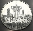 100000 zł złotych 1990 Solidarność TYP A uncja 1 oz SREBRO