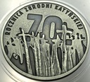 10 zł złotych 2010 Katyń 70 rocznica Zbrodni Katyńskiej SREBRO