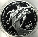 10 zł złotych 2010 Vancouver Igrzyska Olimpiada Reprezentacja SREBRO