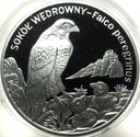 20 zł złotych 2008 Sokół Wędrowny SREBRO