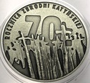 10 zł złotych 2010 Katyń 70 rocznica Zbrodni Katyńskiej SREBRO