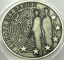 10 zł złotych 2011 Europa bez barier SREBRO