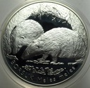 20 zł złotych 2011 Borsuk SREBRO