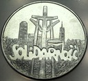 100000 zł złotych 1990 Solidarność TYP A uncja 1 oz SREBRO