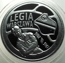 5 zł złotych 2016 Legia Warszawa Kluby Piłkarskie SREBRO