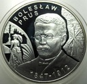 10 zł złotych 2012 Bolesław Prus SREBRO