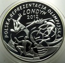 10 zł złotych 2012 Londyn Polska Reprezentacja Olimpijska SREBRO