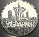 100000 zł złotych 1990 Solidarność TYP A uncja 1 oz SREBRO
