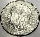 10 zł złotych 1932 Głowa Kobiety Polonia SREBRO
