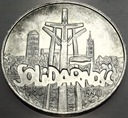 100000 zł złotych 1990 Solidarność TYP A uncja 1 oz SREBRO