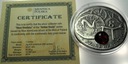 Niue 1 dolar 2010 Stare Hradisko Szlak Bursztynowy SREBRO