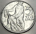 5 zł pięć złotych z Rybakiem 1974 Rybak