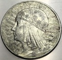 10 zł złotych 1932 Głowa Kobiety Polonia SREBRO
