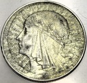 10 zł złotych 1933 Głowa Kobiety Polonia SREBRO