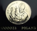 10000 zł złotych 1987 Jan Paweł II SREBRO