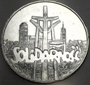 100000 zł złotych 1990 Solidarność TYP A uncja 1 oz SREBRO